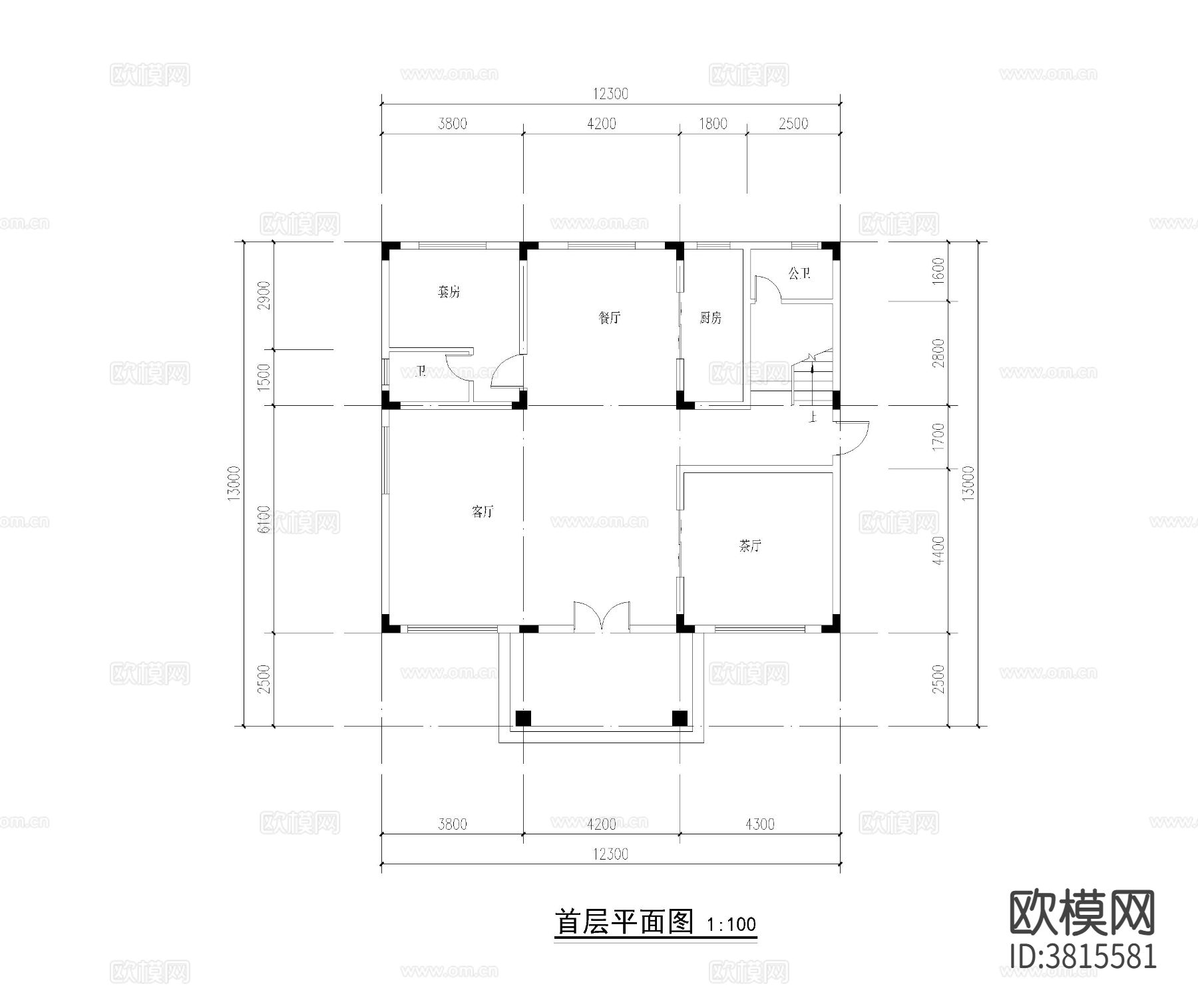 别墅自建房建筑cad施工图