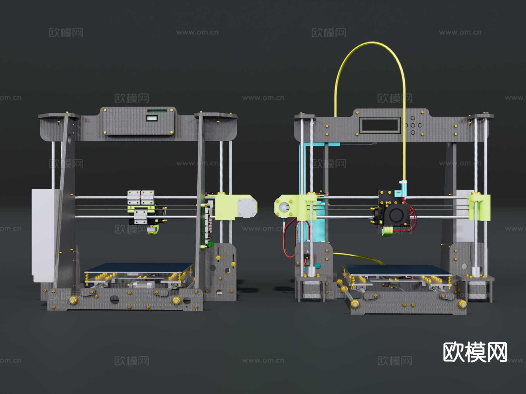 3D打印机 立体打印机su模型