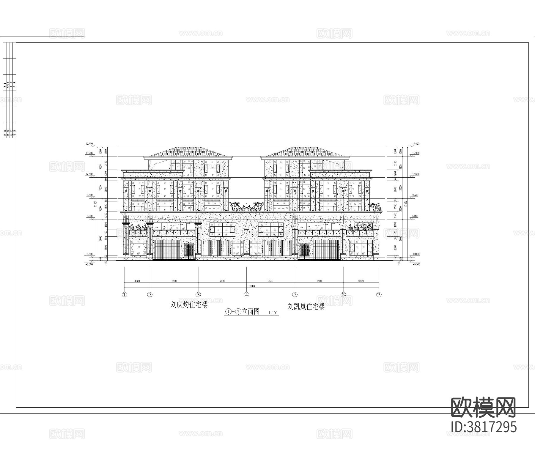 别墅 自建房CAD施工图