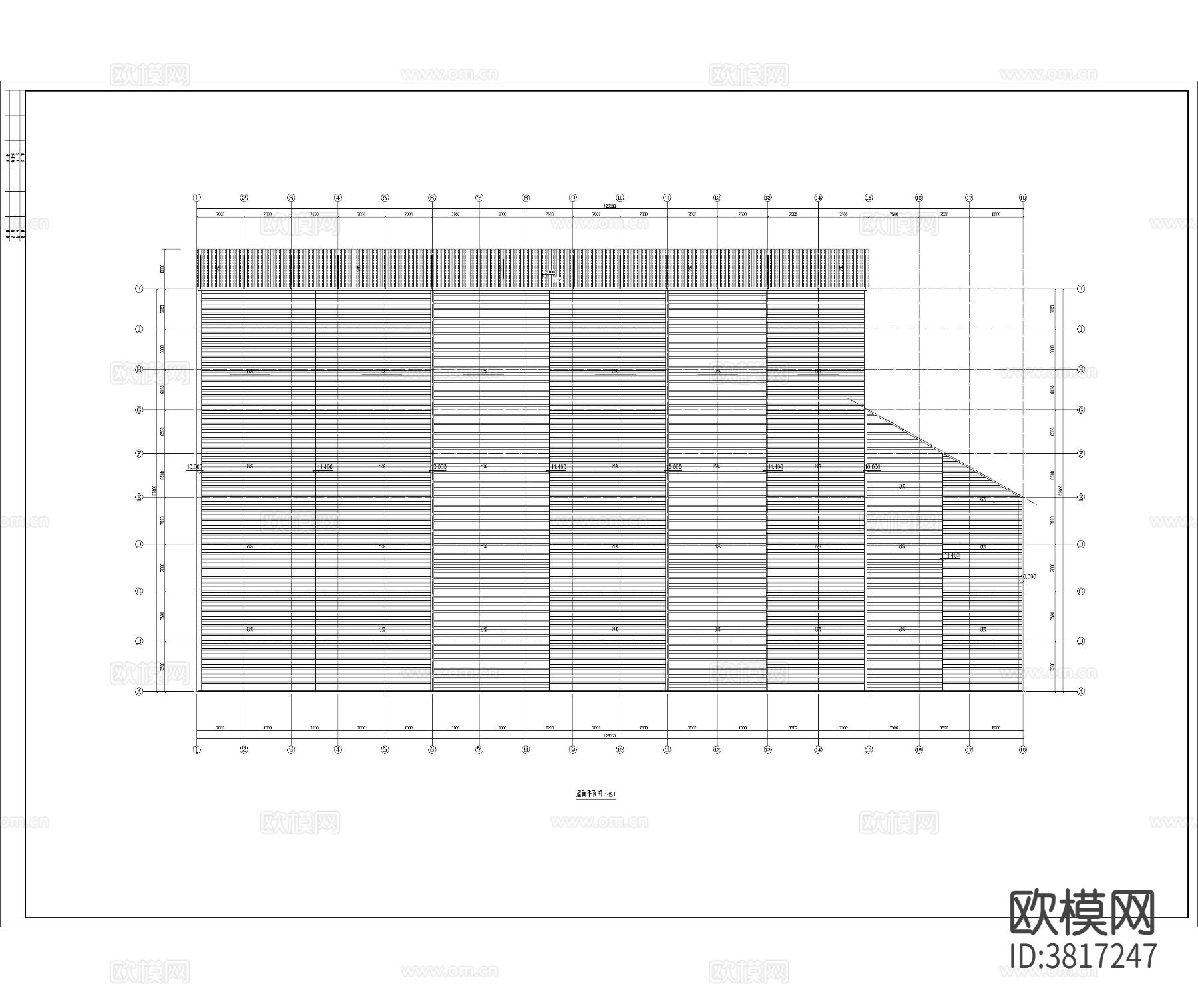 钢构厂房  建筑CAD施工图