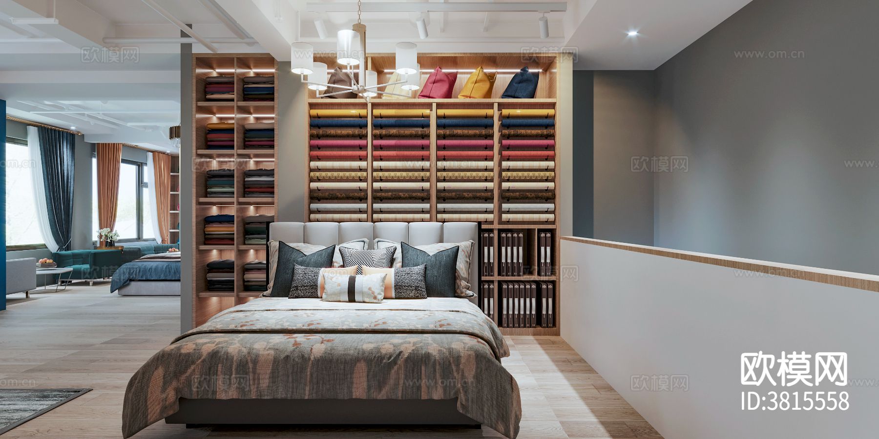 床品店 软装店装修效果图下载（渲染图3）