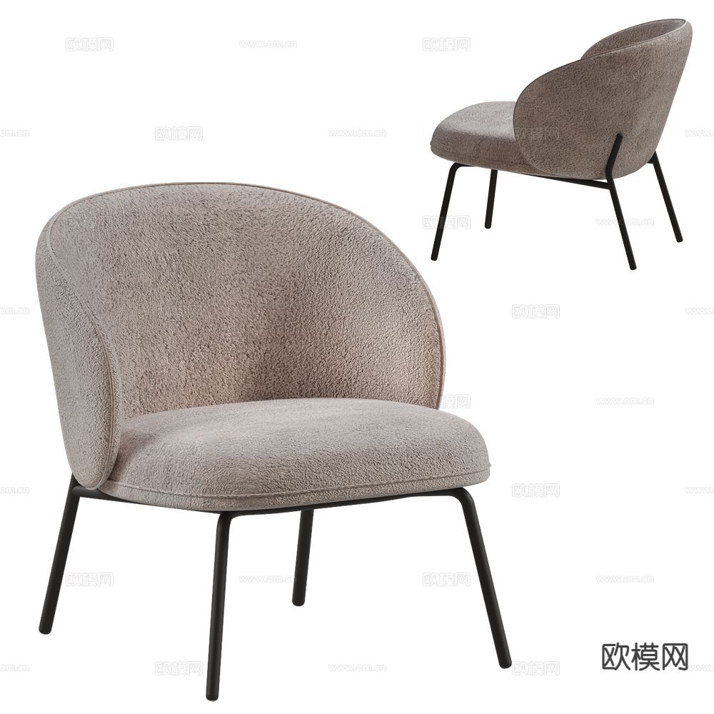 BoConcept 休闲椅3d模型