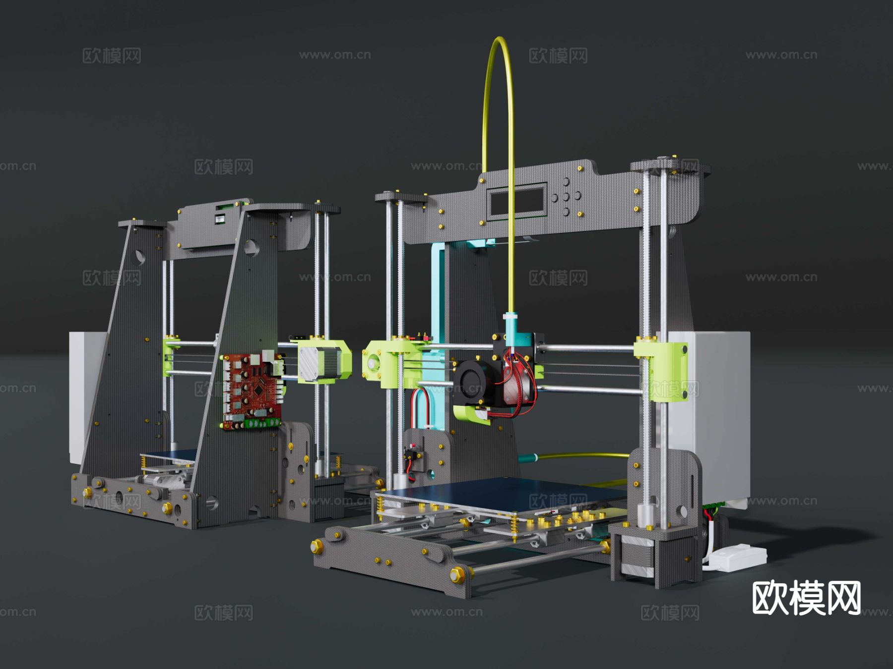 3D打印机 立体打印机su模型