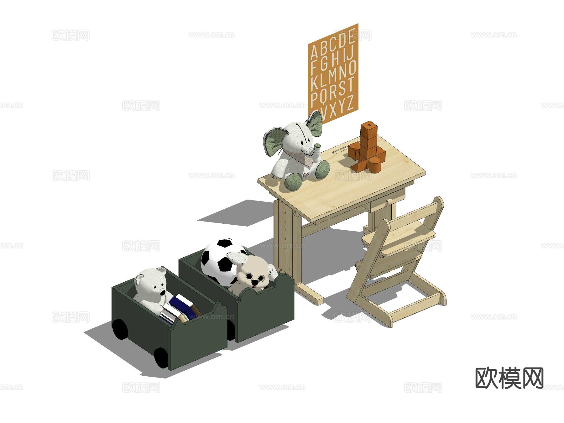 儿童玩具 卡通玩具 公仔 布偶su模型