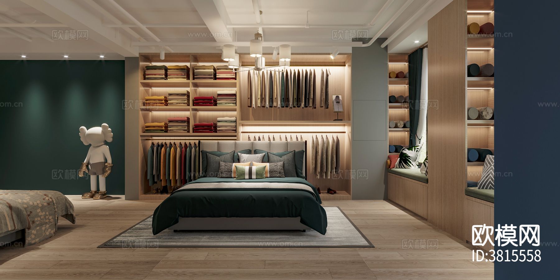 床品店 软装店装修效果图下载（渲染图1）