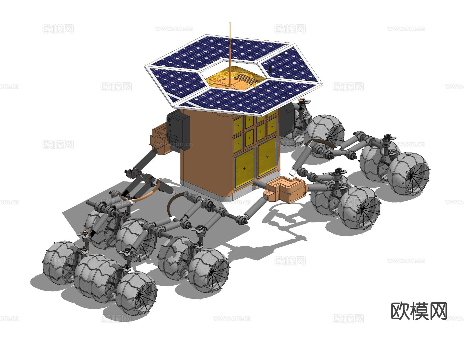 火星探测车su模型