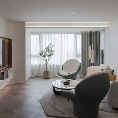 莫兆铭建筑设计|意式极简客厅