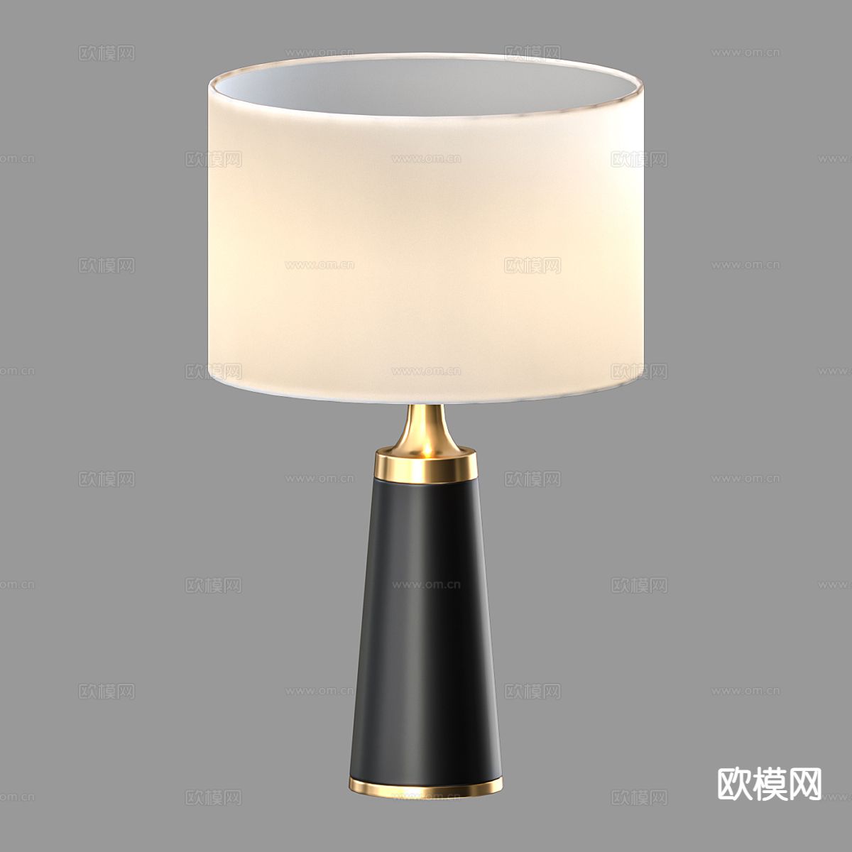 轻奢台灯3d模型下载