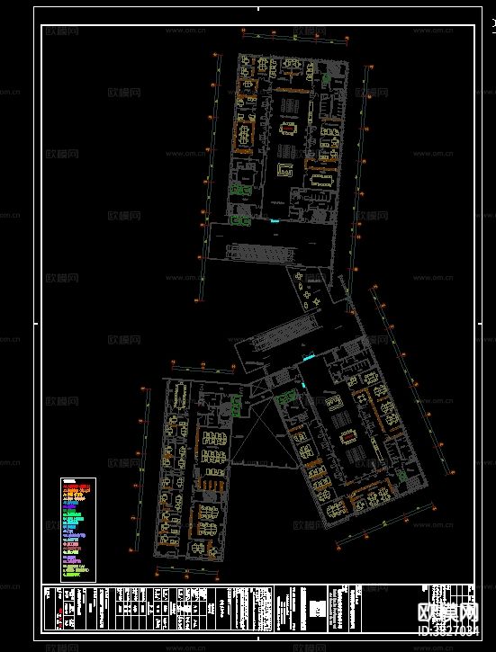 金湾航空城产业服务中心cad施工图