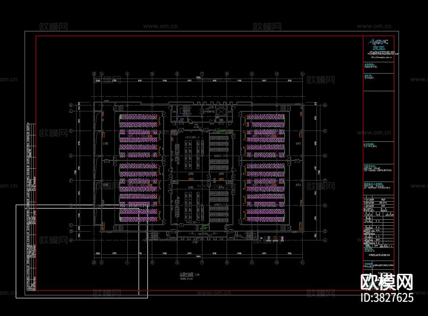 百度常州数据中心cad施工图