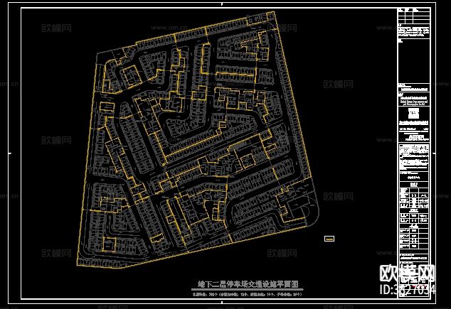 金湾航空城产业服务中心cad施工图