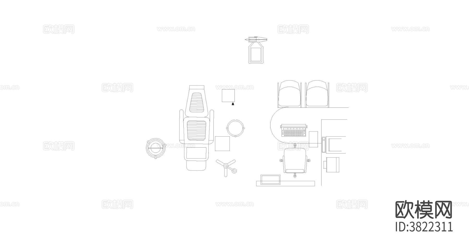 牙医室 家具CAD图块