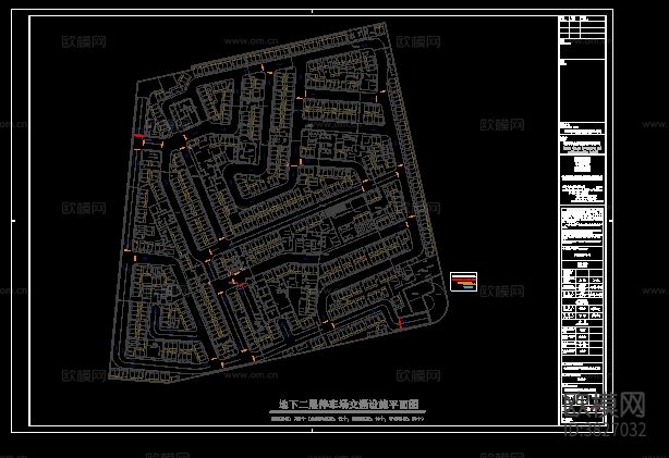 金湾航空城产业服务中心cad施工图