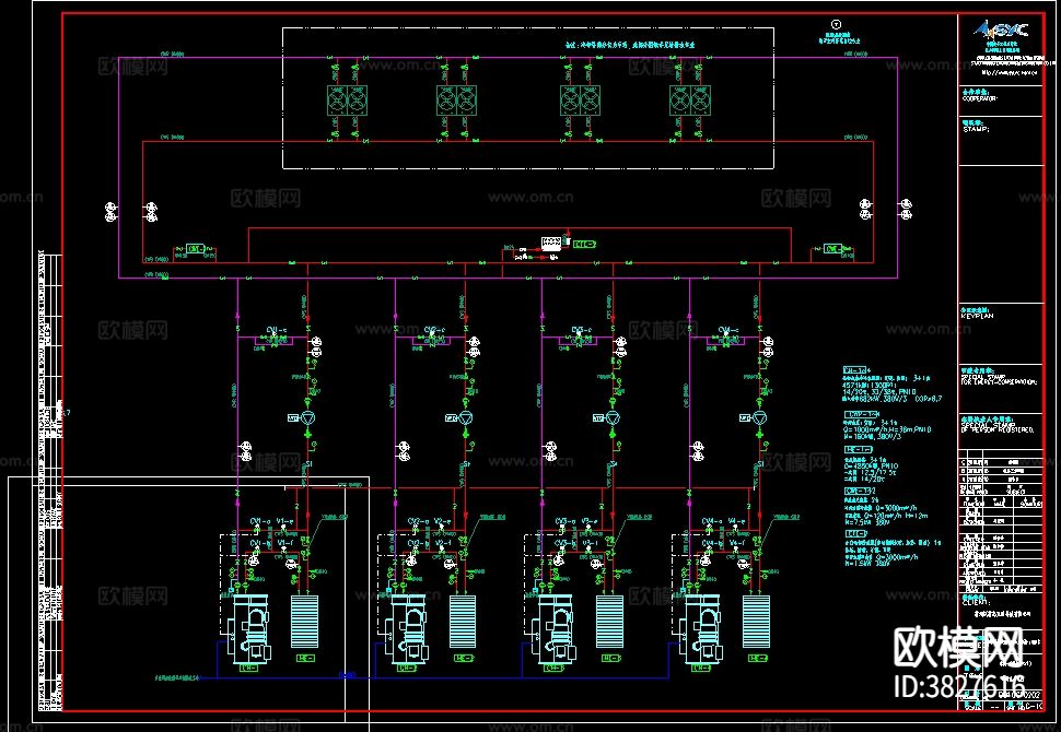 百度常州数据中心cad施工图下载（渲染图4）