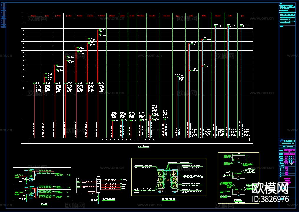 湖南株洲新芦淞玉城服饰cad施工图下载（渲染图4）