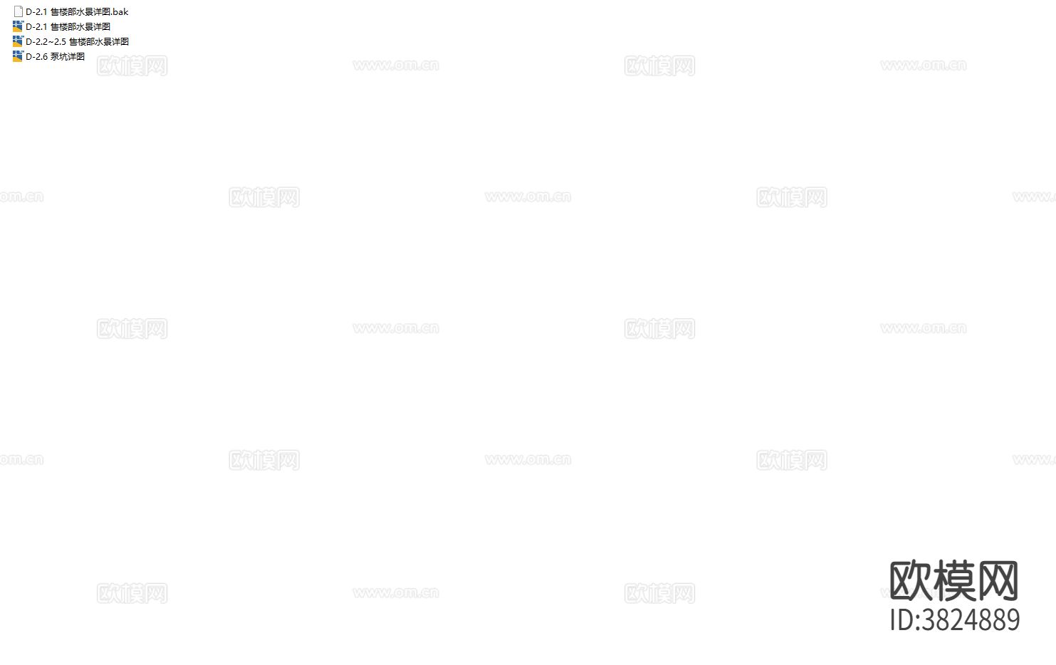 架空水景cad大样图下载（渲染图6）