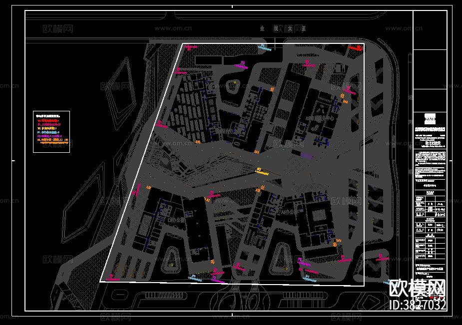 金湾航空城产业服务中心cad施工图