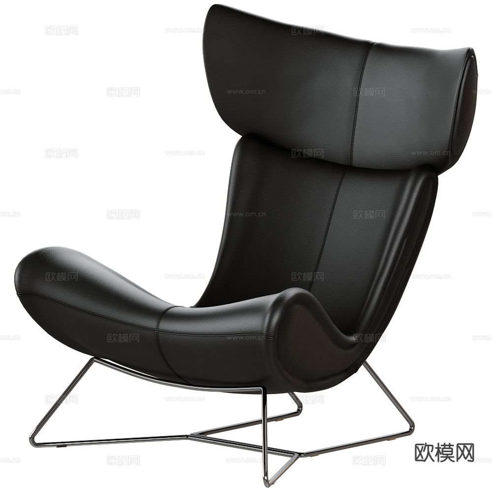 BoConcept 意式皮革躺椅3d模型