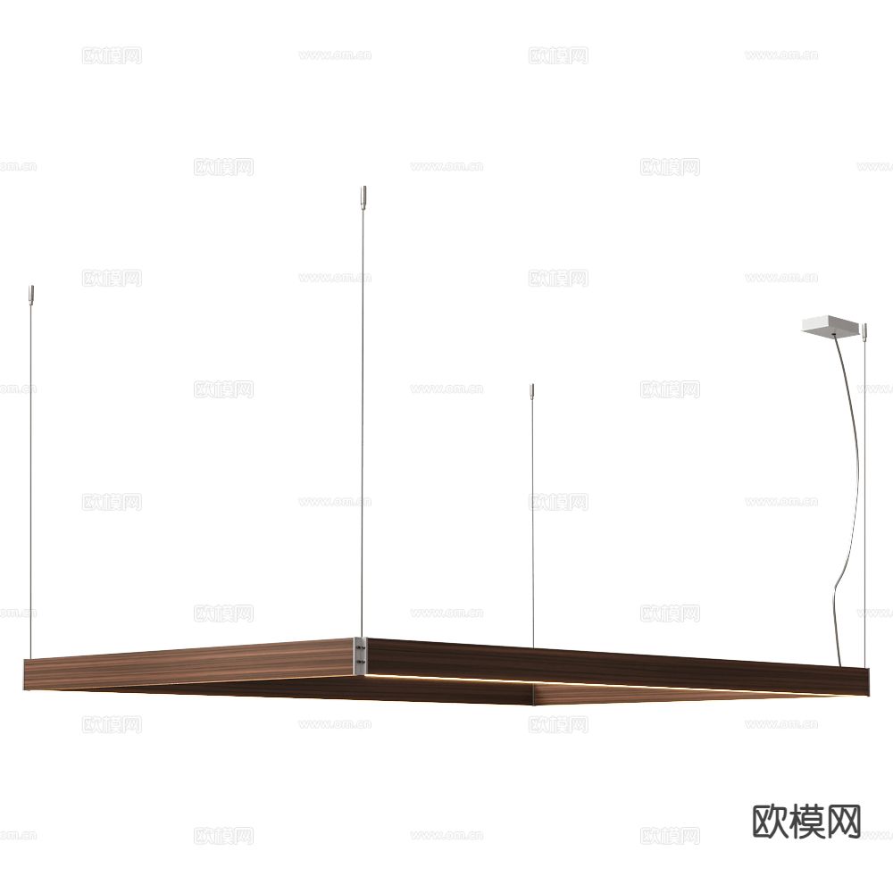 极简吊灯 方形吊灯3d模型