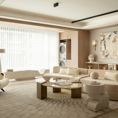 LSD设计|中古风大平层客厅