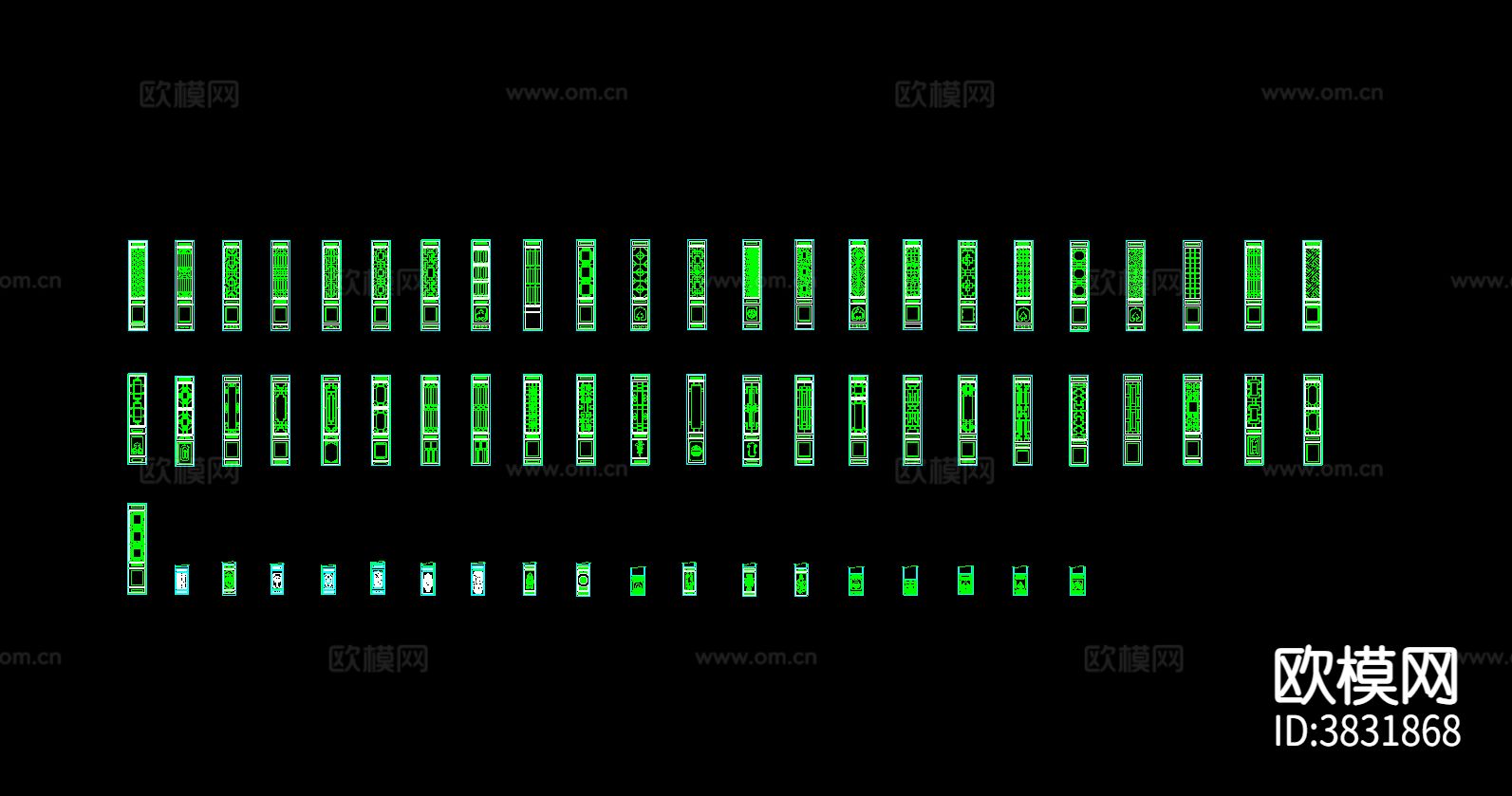 常用园林景观CAD图库