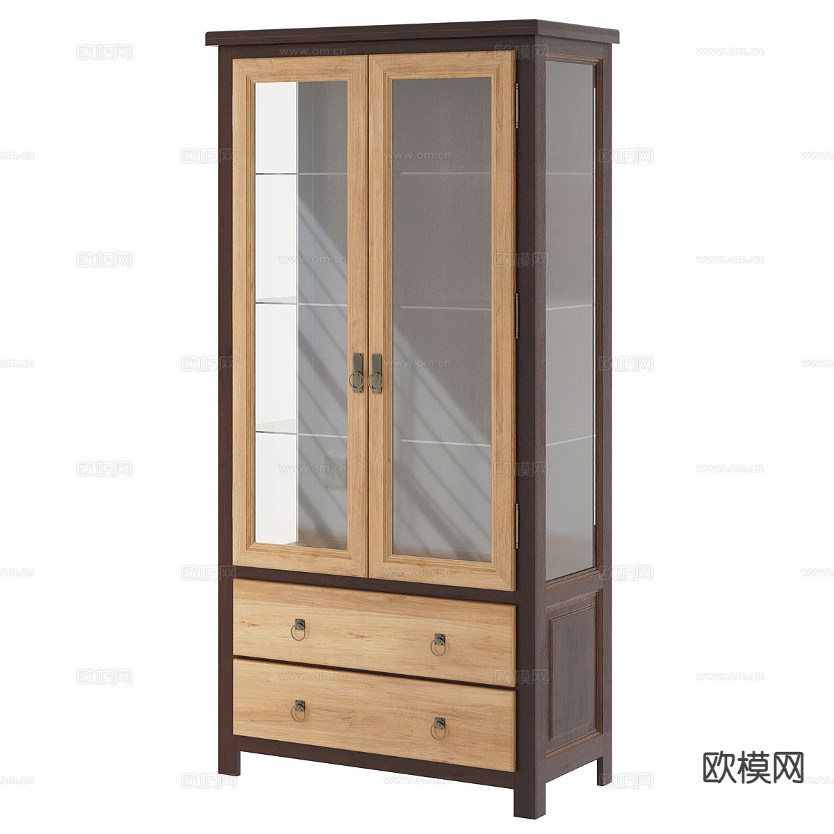 北欧酒柜3d模型下载