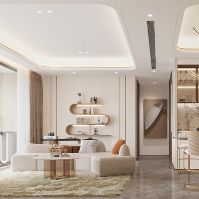 郑树芬设计|奶油风客餐厅