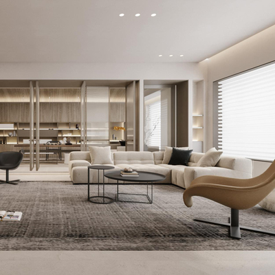 唐忠汉设计|现代豪宅客餐厅