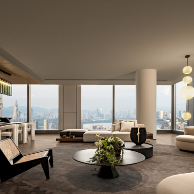 CCD郑忠设计|意式大平层客餐厅