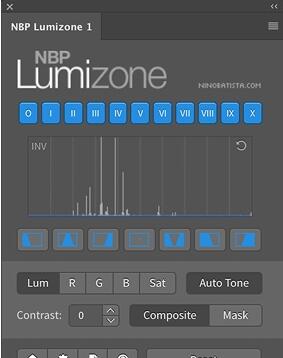 PS亮度蒙版调色插件–NBP Lumizone v1.1.001+使用教程