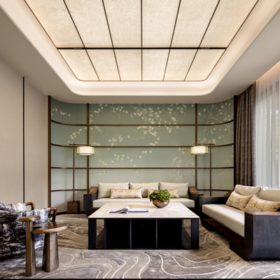 春山秋水|售楼处洽谈区