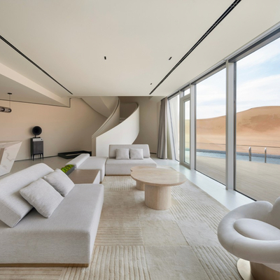 郑树芬设计|中卫沙漠钻石酒店休闲区