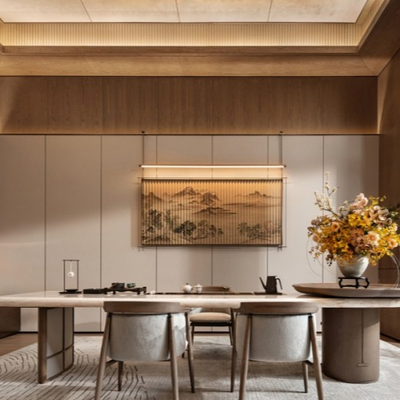 吴文粒|售楼处茶室