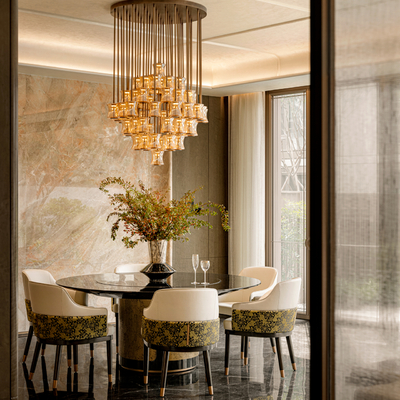 春山秋水 苏州庐园 合院别墅餐厅