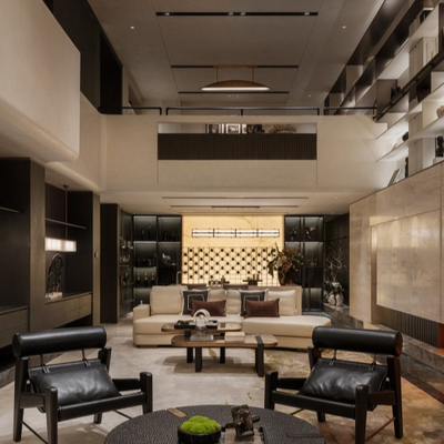 唐忠汉 绿城·望山澄庐客厅样板间客厅