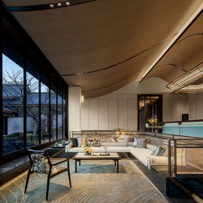 WJID维几·黄全 宋式风售楼处接待处