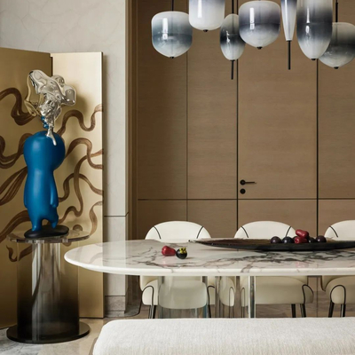 邱德光｜740㎡典藏样板间餐厅