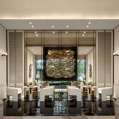 高迪设计  法式售楼处洽谈区