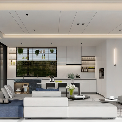 李玮珉  「绿城 · 凤栖逸庐」大平层客厅