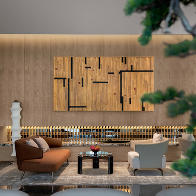 梁志天 上海恒昌玖里 客厅