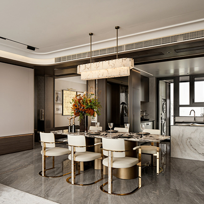 唐忠汉别墅新作 藏品级豪宅餐厅