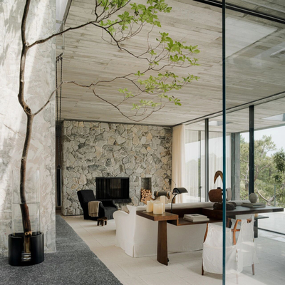 吴滨 安吉 · 度假屋民宿客厅