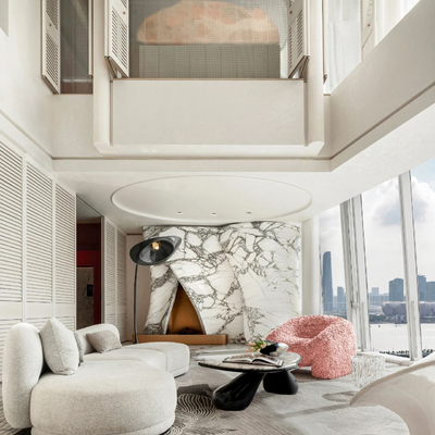 CCD 杭州来福士·合玺钱江 轻法式别墅大厅