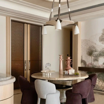 邵程 × 召禾新作 上海安澜 280m² 大平层餐厅