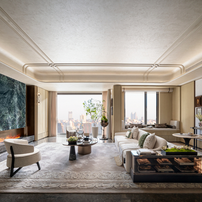 CCD x SRD 上海中建·玖上琅宸样板间客厅