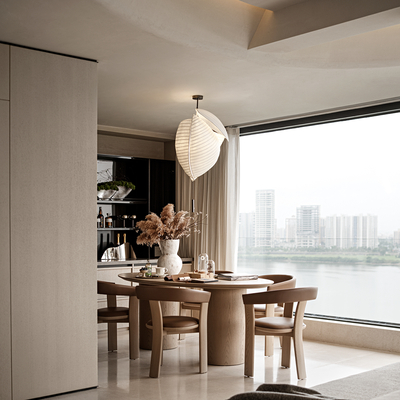 唐忠汉 海南富德样板间餐厅