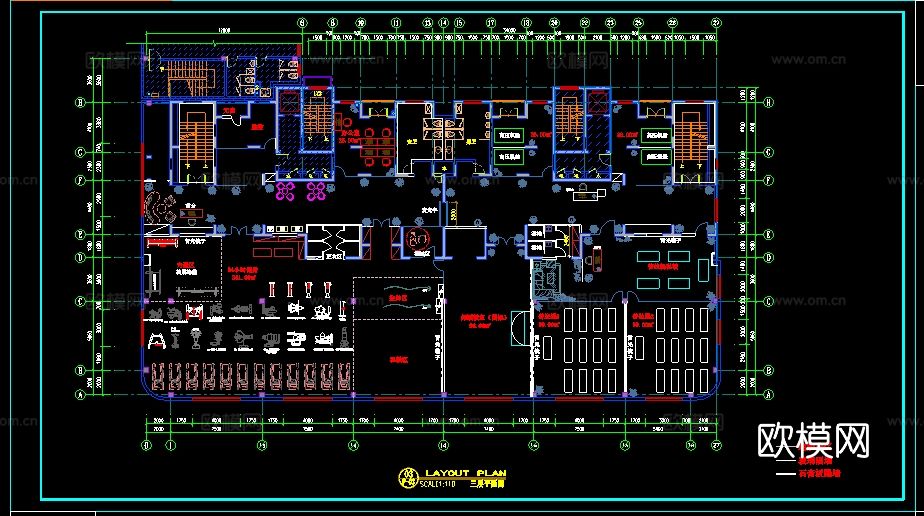 健身房CAD施工图