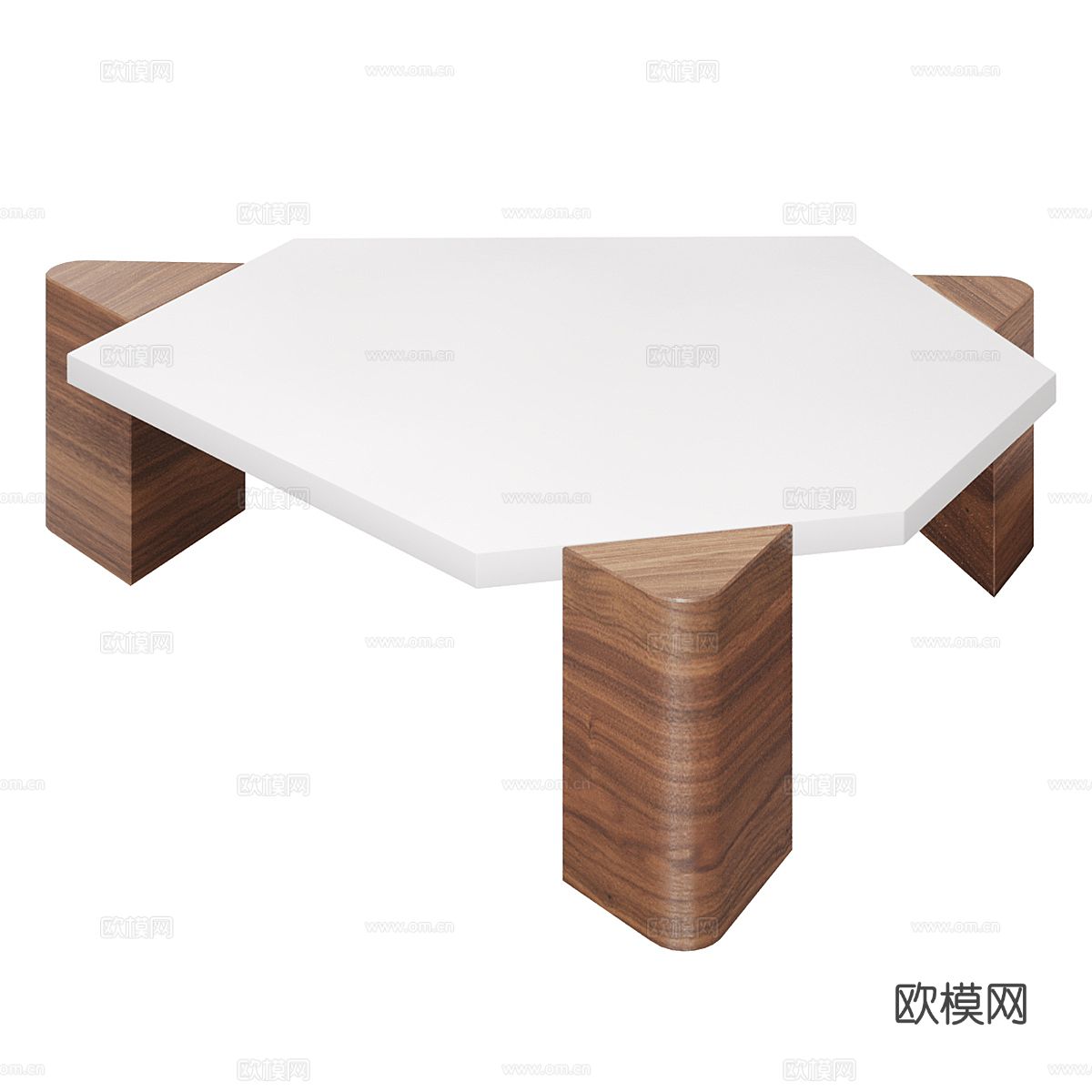 北欧茶几3d模型下载