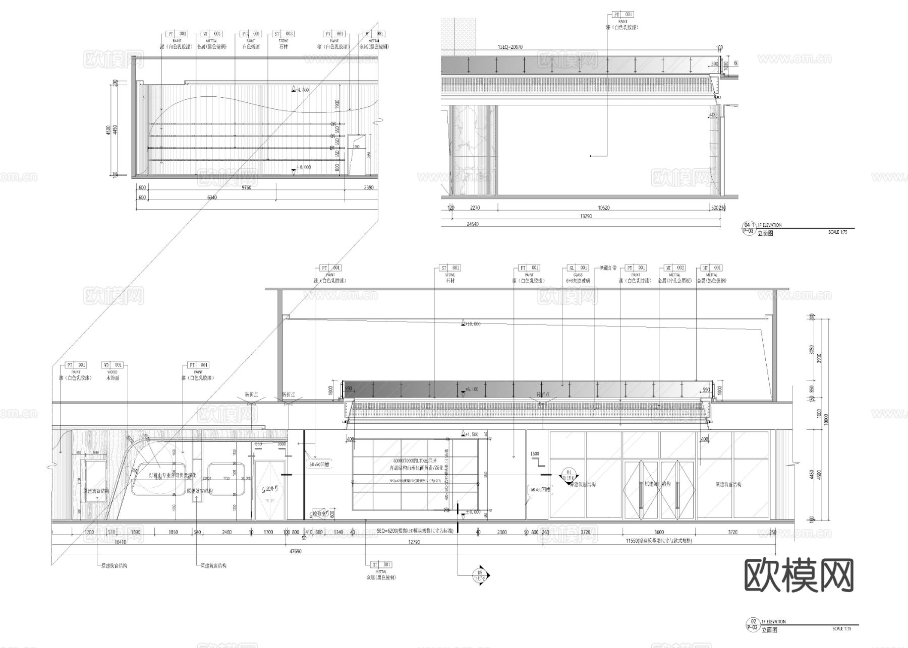 4330平方 科普展馆cad施工图