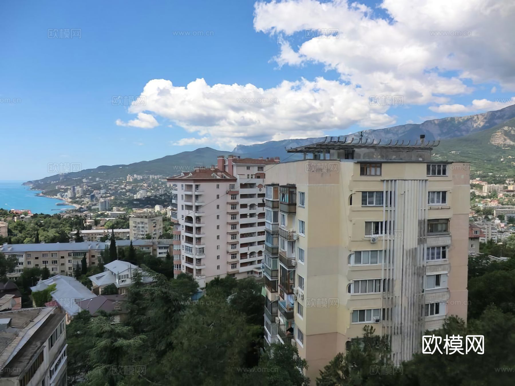 小区园景材质下载